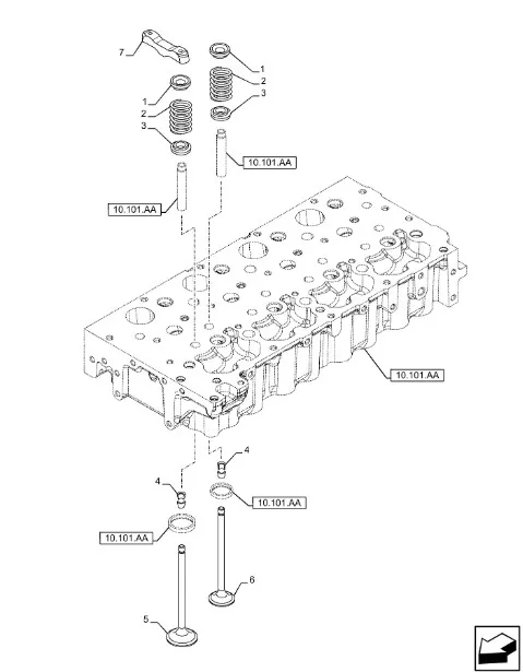 5801487019 - клапан впускной